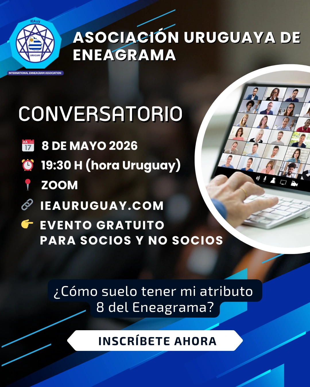 Conversatorio sobre Eneatipo 8: Autoobservación y vivencias en Uruguay